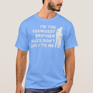 grappige Brother National Siblings Day Youngest Br T-shirt