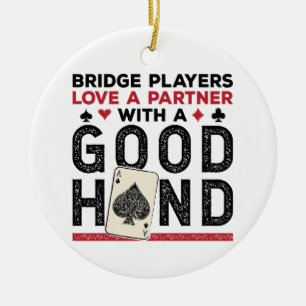 Grappige Brug Speler Partner Goede Hand Keramisch Ornament