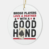 Grappige Brug Speler Partner Goede Hand Keramisch Ornament (Links)