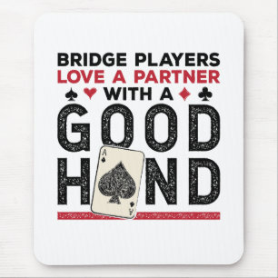 Grappige Brug Speler Partner Goede Hand Muismat