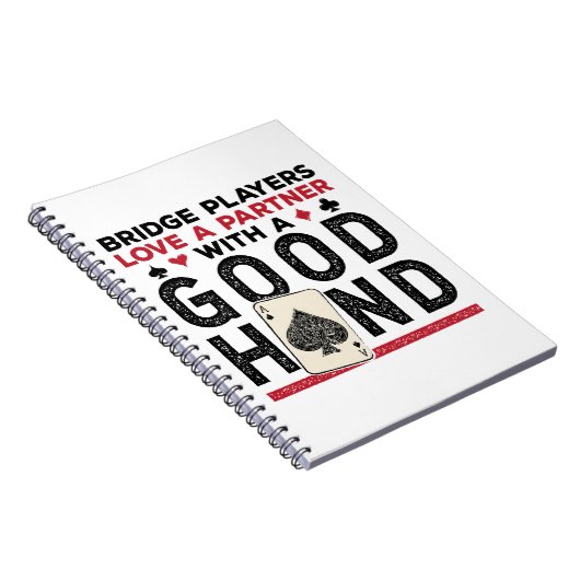 Grappige Brug Speler Partner Goede Hand Notitieboek (Rechterzijde)