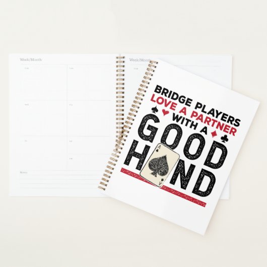 Grappige Brug Speler Partner Goede Hand Planner (Display)