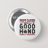 Grappige Brug Speler Partner Goede Hand Ronde Button 5,7 Cm (Voorkant /achterkant)