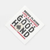 Grappige Brug Speler Partner Goede Hand Servet (Hoek)