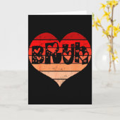 Grappige Bruh Liefde Hart Valentijnsdag Mannen Jon Kaart (Gele Bloem)