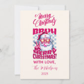 Grappige Bruh Prettig Kerstfeest Feestdagenkaart (Voorkant)