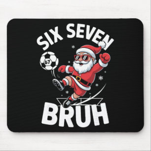 Grappige Bruh Voetbal Kerstman 67 Meme Kerst Xmas Muismat