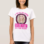 Grappige Bruid Afscheidsceremonie voor de Bruid T-shirt (Voorkant)