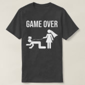 Grappige Bruid Bruidegom Bachelor Bachelorette Huw T-shirt (Design voorkant)