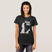 Grappige bruid bruidegom bruiloft Bachelor Bachelo T-shirt (Voorkant volledig)