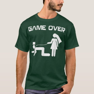 Grappige Bruid Bruidegom Trouwen Bachelor Bachelor T-shirt