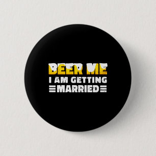 Grappige Bruid En Bruidegom Bachelorfeest  Ronde Button 5,7 Cm