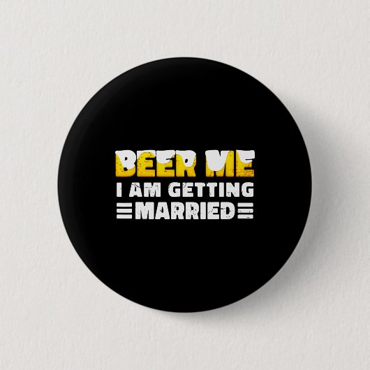 Grappige Bruid En Bruidegom Bachelorfeest Ronde Button 5,7 Cm (Voorkant)