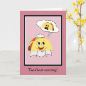 Grappige Bruid-voor-de-bruiloft Bruiloftkaart Kaart (Gele Bloem)