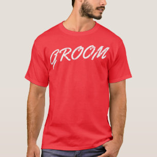 Grappige Bruidegom Bachelor Bachelorette Feest Huw T-shirt