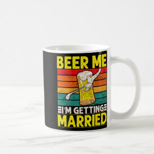 Grappige Bruidegom Bachelorfeest Bier Me Ik Ga Tro Koffiemok