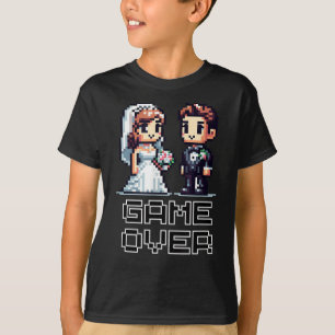 Grappige Bruidegom Bruid Trouwen Bachelorfeest Ret T-shirt