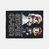 Grappige Bruidegom Bruid Trouwen Verlovingsfeest R Fleece Deken (Voorkant (Horizontaal))