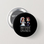 Grappige Bruidegom Bruid Trouwen Verlovingsfeest R Ronde Button 5,7 Cm (Voorkant /achterkant)