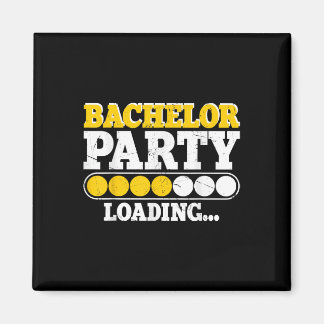 Grappige bruidegom bruiloft vrijgezellenfeest _2 magneet