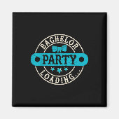 Grappige bruidegom bruiloft vrijgezellenfeest _3 magneet (Voorkant)