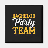 Grappige bruidegom bruiloft vrijgezellenfeest _4 magneet (Voorkant)