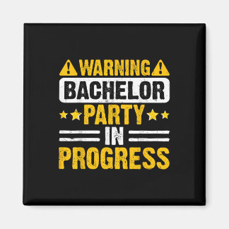 Grappige bruidegom bruiloft vrijgezellenfeest _5 magneet