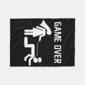 Grappige bruidegom bruiloft vrijgezellenfeest _6 fleece deken (Voorkant (Horizontaal))