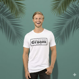 Grappige Bruidegom De Man De Mythe De Legende Trou Tri-Blend Shirt