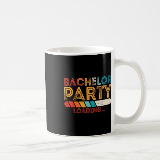 Grappige Bruidegom Huwelijk Bachelorfeest  Koffiemok (Rechts)