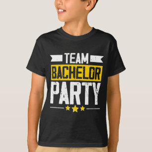 Grappige bruidegom trouw bachelor feest lange mouw t-shirt