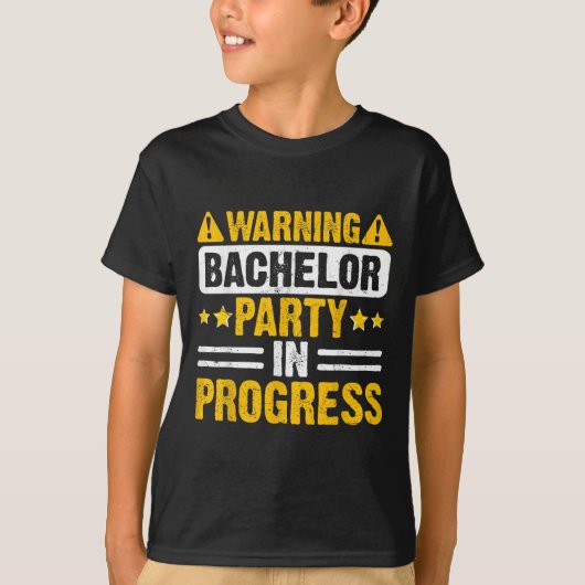 Grappige Bruidegom Trouw Bachelor Party _5 T-shirt (Voorkant)