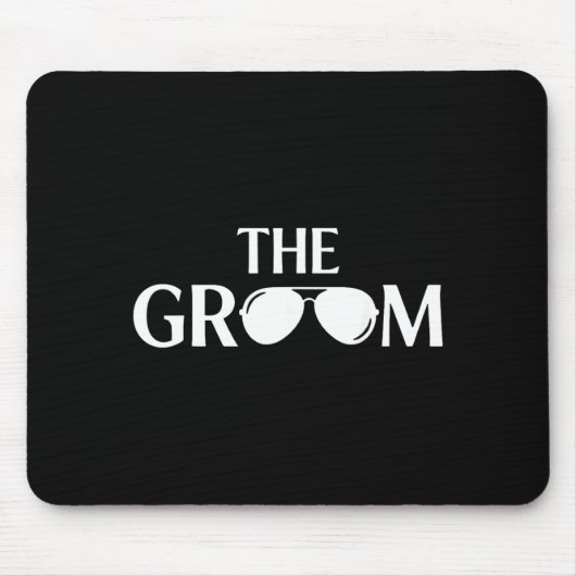 Grappige Bruidegom Trouwen Bachelorfeest 3 Muismat (Voorkant)