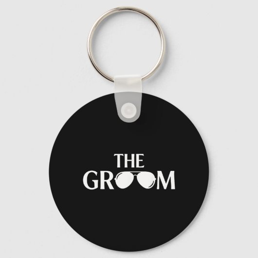 Grappige Bruidegom Trouwen Bachelorfeest 3 Sleutelhanger (Voorkant)