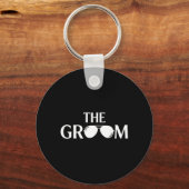 Grappige Bruidegom Trouwen Bachelorfeest 3 Sleutelhanger (Voorkant)