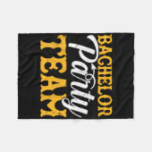 Grappige Bruidegom Trouwfeest Afscheid Als Man _4  Fleece Deken (Voorkant (Horizontaal))