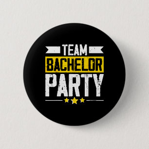 Grappige Bruidegom Trouwfeest Afscheid Als Man Ronde Button 5,7 Cm