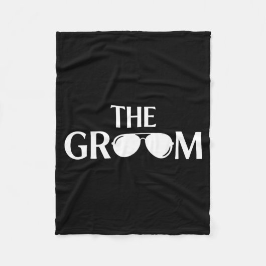Grappige Bruidegom Trouwfeest Bachelorfeest 3 Fleece Deken (Voorkant)