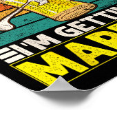 Grappige bruidegom vrijgezellenfeest bier Ik word  Poster (Hoek)