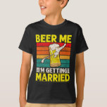 Grappige bruidegom vrijgezellenfeest bier Ik word  T-shirt<br><div class="desc">Grappige bruidegom vrijgezellenfeest bier ik ga trouwen Mannen</div>