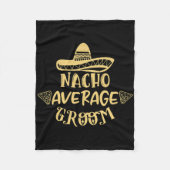 Grappige Bruidsjonker Bruid Bachelor Nacho Gemidde Fleece Deken (Voorkant)