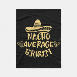 Grappige Bruidsjonker Bruid Bachelor Nacho Gemidde Fleece Deken