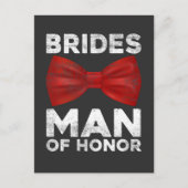 Grappige bruidsman trouwfeest bruidspartij citaat briefkaart (Voorkant)