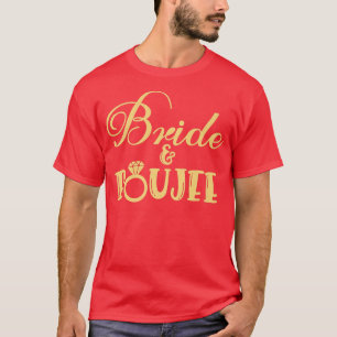 Grappige bruidsmeisje bruid vrijgezellenfeest brui t-shirt