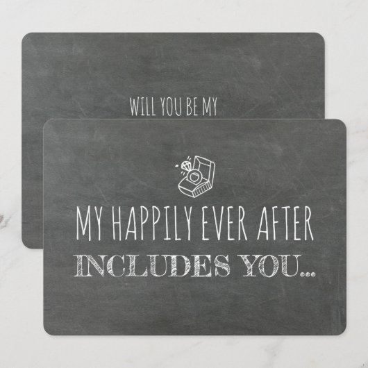 Grappige bruidsmeisje / getuige voorstel kaart (Voorkant / Achterkant)