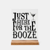 Grappige bruiloft bar acryl bord (Voorkant)