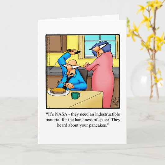 Grappige bruiloft Jubileum Kaart voor haar (Gele Bloem)