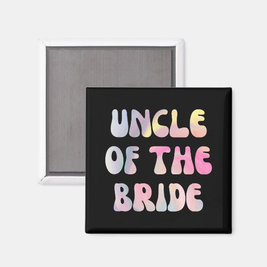 Grappige bruiloft oom van de bruid magneet (Voorkant / Achterkant)