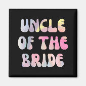 Grappige bruiloft oom van de bruid magneet (Voorkant)