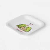 Grappige Bruiloft  Papieren Bordje (Gebogen)